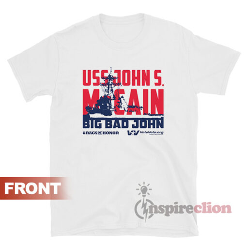 Uss John S. McCain Big Bad John T-shirt