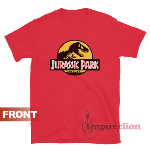 Jurassic Park Logo T Rex Graphic T-shirt