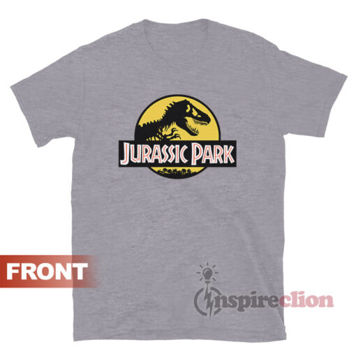 Jurassic Park Logo T Rex Graphic T-shirt