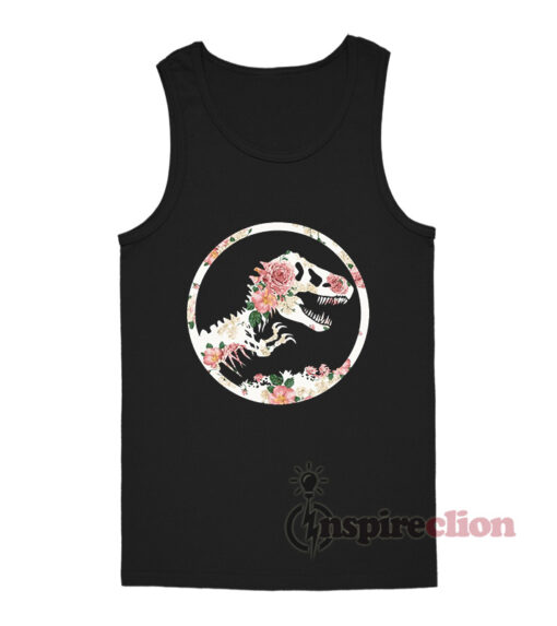 Jurassic Floral Graphic Tank Top Unisex