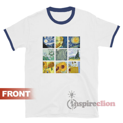 Van Gogh Ringer T-shirt Vincent Van Gogh