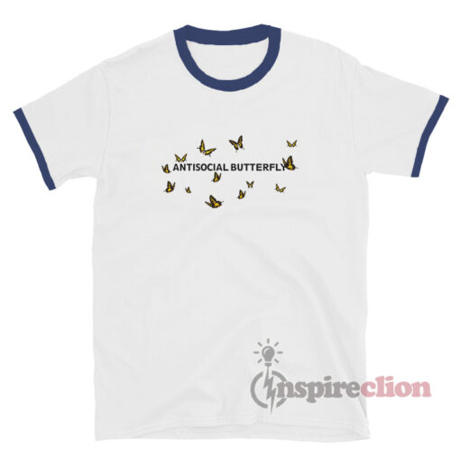 Antisocial Butterfly Ringer T-shirt Unisex