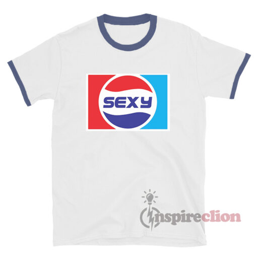 Sexy Pepsi Parody Ringer T-shirt
