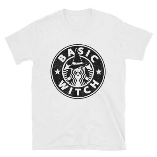 Basic Witch Halloween Starbucks Style T-Shirt