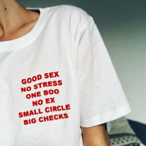 Good Sex No Stress One Boo T-shirt