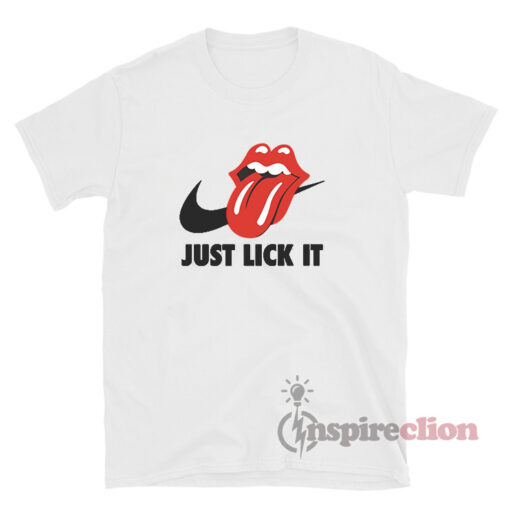 The Rolling Stone Just Lick It Parody T-shirt