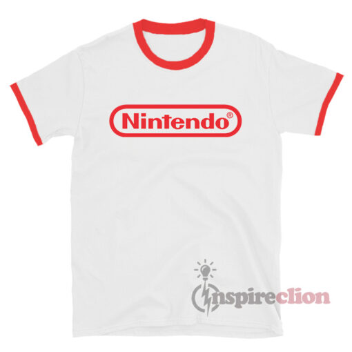 Nintendo Logo Games Custom Ringer T-Shirt
