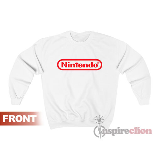 Nintendo Logo Funny Games Sweatshirt