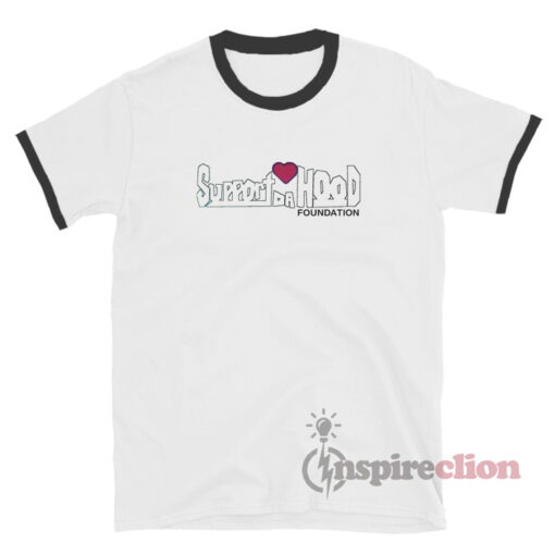 Support Da Hood Foundation Ringer T-Shirt