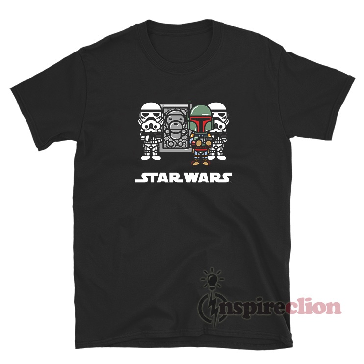 Bathing ape star wars t shirt outlet