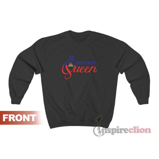 Haitian Queen Haiti National Pride Crown Sweatshirt