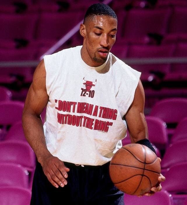 72-10 Don't Mean A Thing Without The Ring Chicago Bulls Shirt