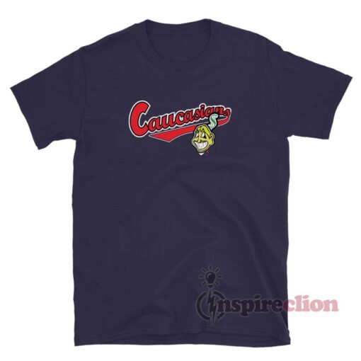 Cleveland Caucasians Baseball Mascot T-Shirt
