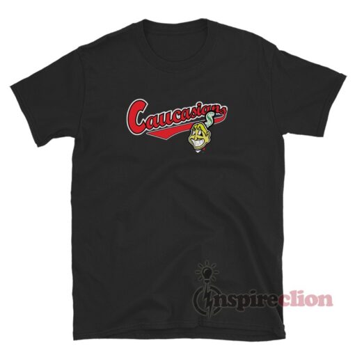 Cleveland Caucasians Baseball Mascot T-Shirt
