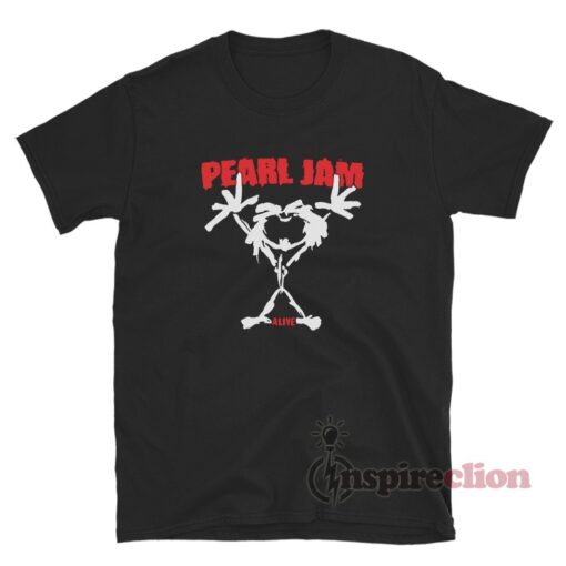 Vintage Pearl Jam Alive Stickman T-Shirt