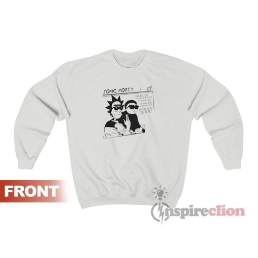 Rick And Morty Sonic Youth Parody Sweatshirt