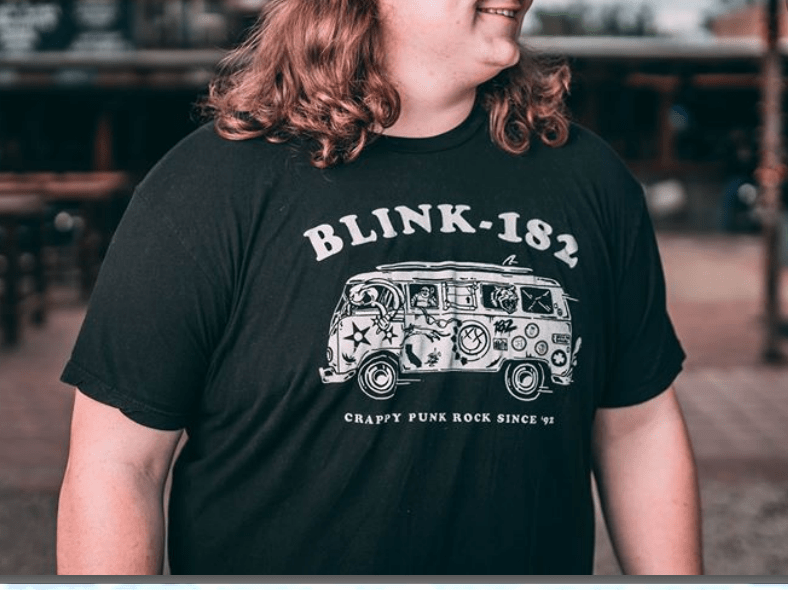 blink 182 van shirt