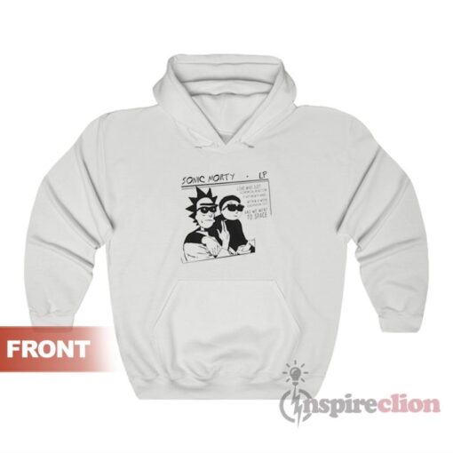 Rick And Morty Sonic Youth Parody Hoodie