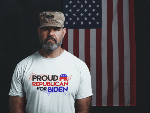 Get It Now Proud Republican For Biden T-Shirt - Inspireclion