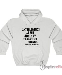 Maglietta Uomo 'Steven Hawking Intelligence' - Design Originale My Icon Art, Disponibile In Vari Colori E Taglie, Stampa Fronte - 3