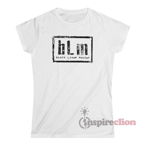 bLm Black Lives Matter NWO Parody T-Shirt