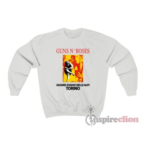 Guns N Roses Giugno Stadio Delle Alpi Torino Sweatshirt