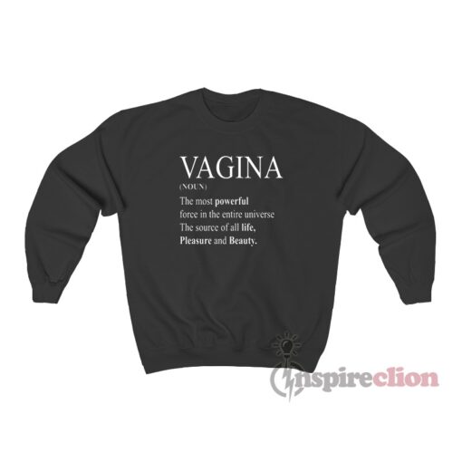 Vagina Definition Sweatshirt