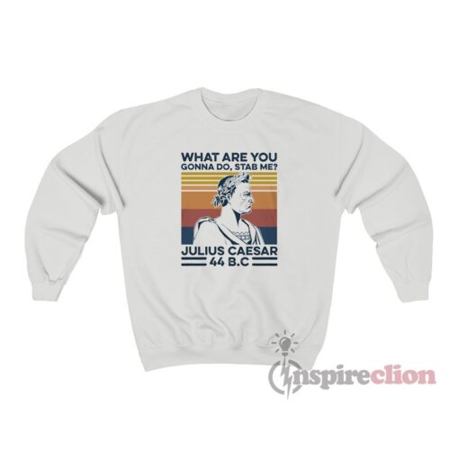 Vintage What Are You Gonna Do Stab Me Julius Caesar Sweatshirt