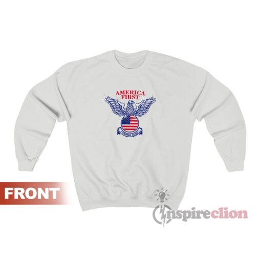 Trump 2020 America First Eagle Sweatshirt