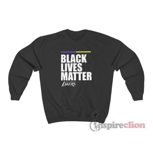 Black Lives Matter Los Angeles Lakers Sweatshirt