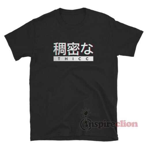 Aesthetic Japanese THICC Logo T-Shirt