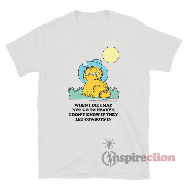 cowboy garfield shirt