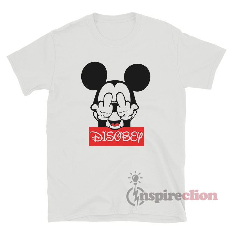 mickey mouse middle finger shirt