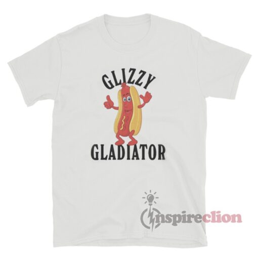 Hotdog Glizzy Gladiator Funny T-Shirt