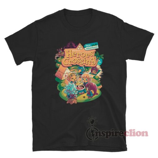 Welcome To Heroes Crossing New Adventures T-Shirt