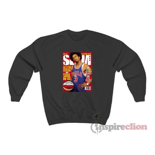 Allen Iverson Soul On Ice Slam Cover Sweatshirt