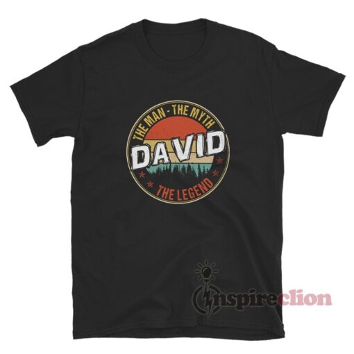 DAVID The Man The Myth The Legend Vintage T-Shirt
