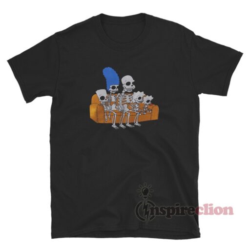 The Simpsons Halloween Skeleton Family T-Shirt