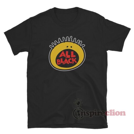All Black 90's Throwback T-Shirt