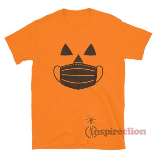 Pumpkin with Mask Halloween Costume T-Shirt