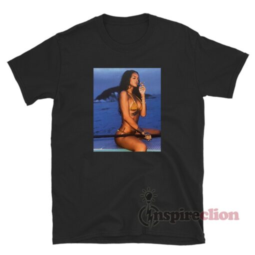Photos Rihanna Bikini In Brazil T-Shirt