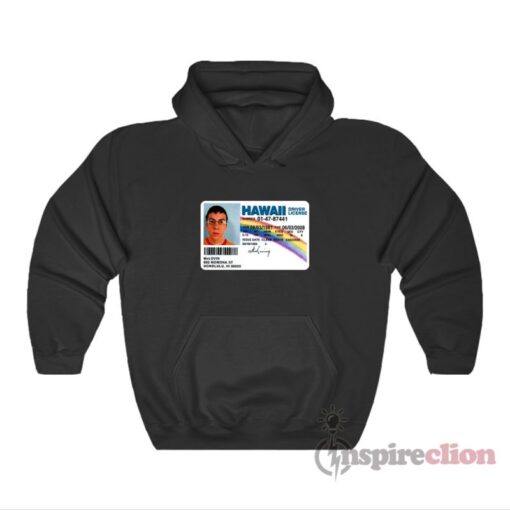 McLovin Hawaii Drivers License Hoodie