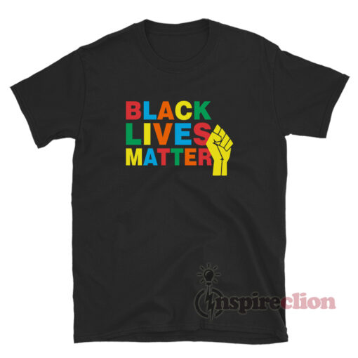 Black Lives Matter Rainbow T-Shirt