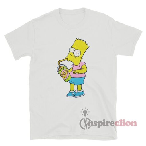 Bart Simpson Drinking A Squishy T-Shirt