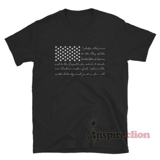 Pledge of Allegiance Flag T-Shirt