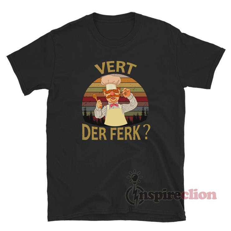 Vert Der Ferk Swedish Chef Vintage Funny Unisex Tank Top - DE