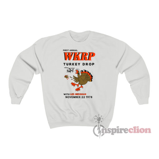 First Annual WKRP Turkey Drop Sweatshirt