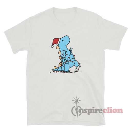 Christmas T-Rex Dinosaur T-Shirt