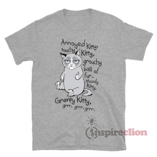 Grumpy Cat Grrr Grrr Grrr T-Shirt