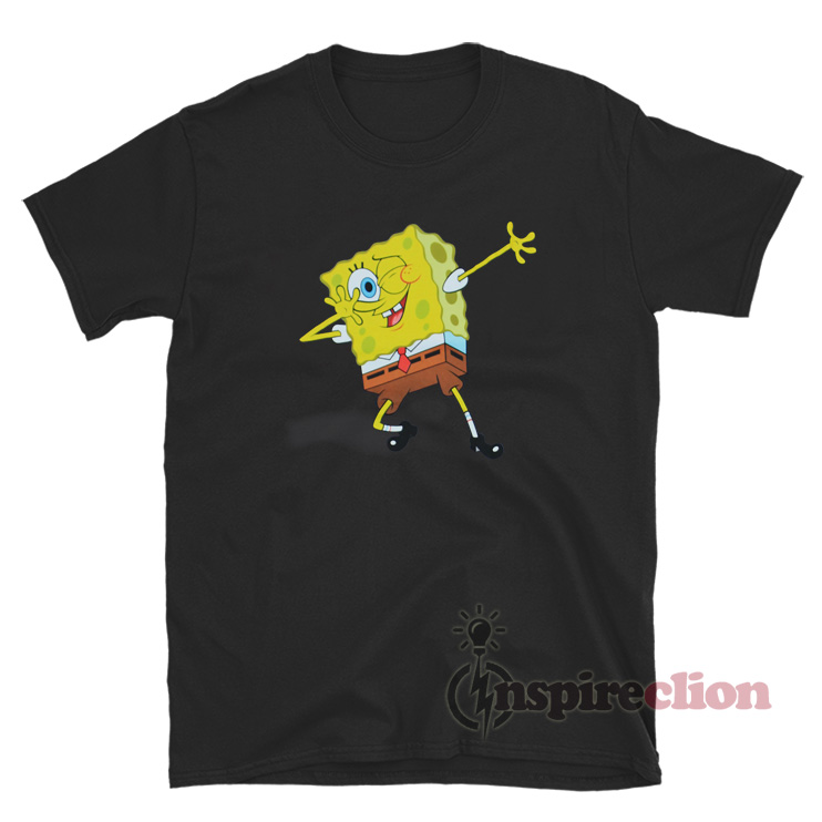 Spongebob Squarepants Winking Dab Pose Bob T-Shirt - Inspireclion.com